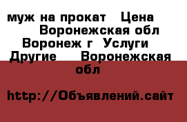 муж на прокат › Цена ­ 1 000 - Воронежская обл., Воронеж г. Услуги » Другие   . Воронежская обл.